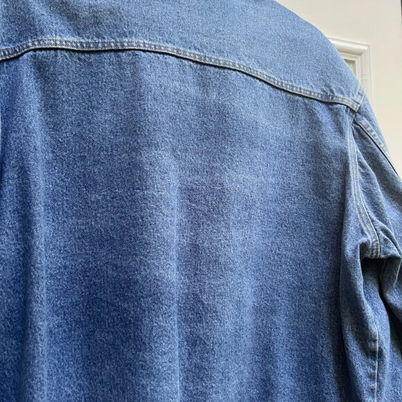 Vintage Union Line Denim Trucker Jacket - XL - Picture 3 of 7